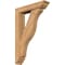 Ekena Millwork Funston Traditional Smooth Bracket w/ Offset Brace, Western Red Cedar, 5 1/2"W x 24"D x 36"H BKT0604X24X36FST01SWR - alternate 1